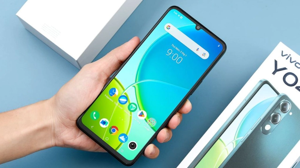Vivo Y04 với pin 5500mAh, đảm bảo sử dụng liên tục, xứng danh điện thoại giá rẻ dưới 3 triệu đáng mua 2025.